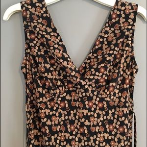 B Moss black/brown/tan sundress